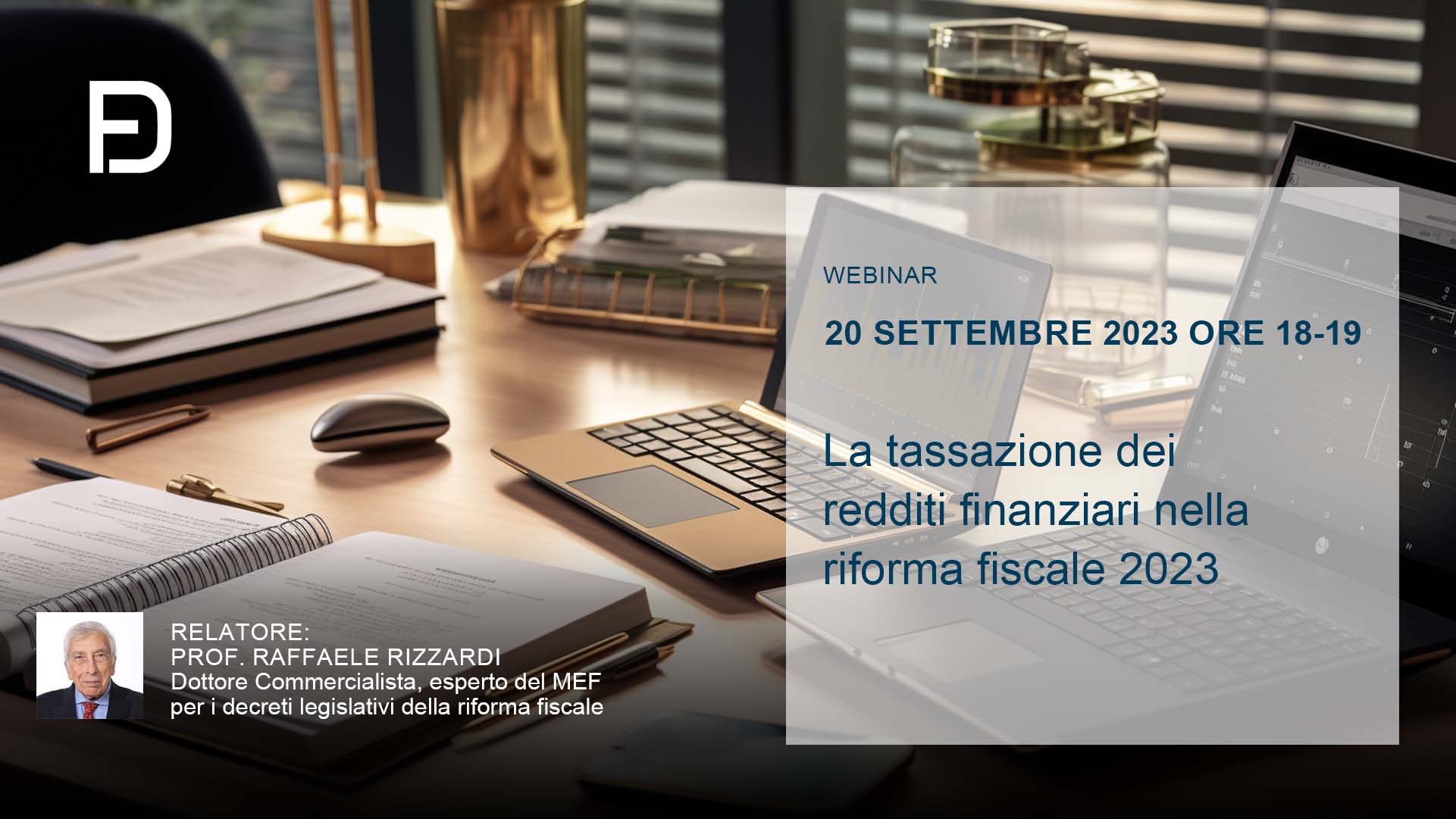 La tassazione dei redditi finanziari nella riforma fiscale 2023 – con Raffaele Rizzardi